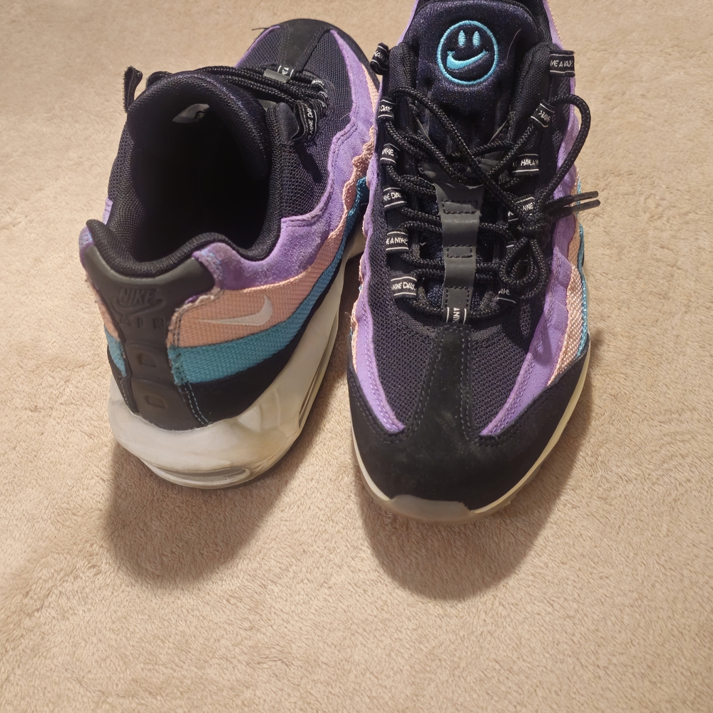 Nike Air Max Sneakers - Black, Purple, Blue - Picture 2 of 3